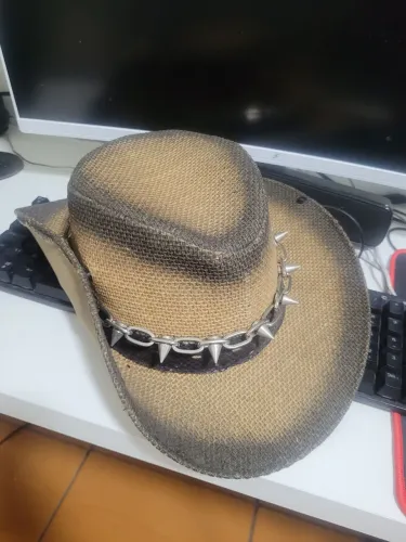 chapéu de cowboy estilo vintage 
