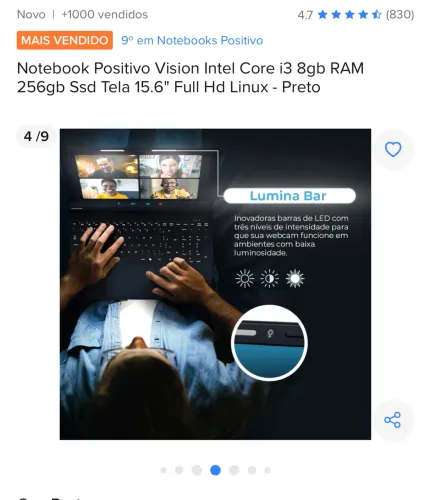 Notebook Positivo - VENDER HOJE!