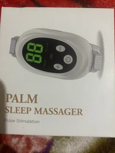 Massageador Inteligente Dormir Pulso Microcorrente Palma Relaxamento
