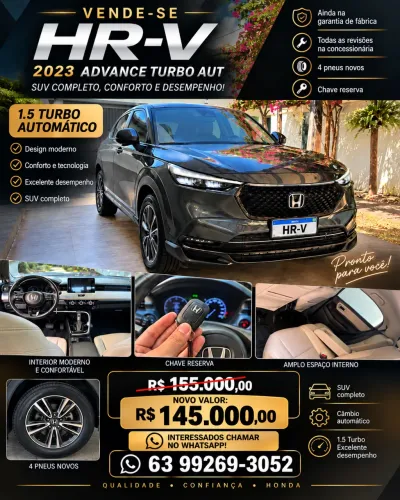 Honda HR-V Advance 1.5 TB 16V 5P Aut. 2023