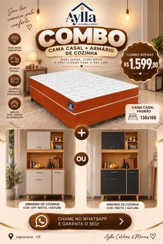 Cama + Armário de Cozinha