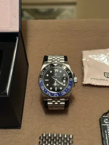 RELÓGIO PAGANI GMT FADE BLACK