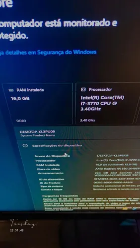 KIT UPGRADE i7-3770 + 16GB DDR3 + PLACA-MÃE ASUS | R$550