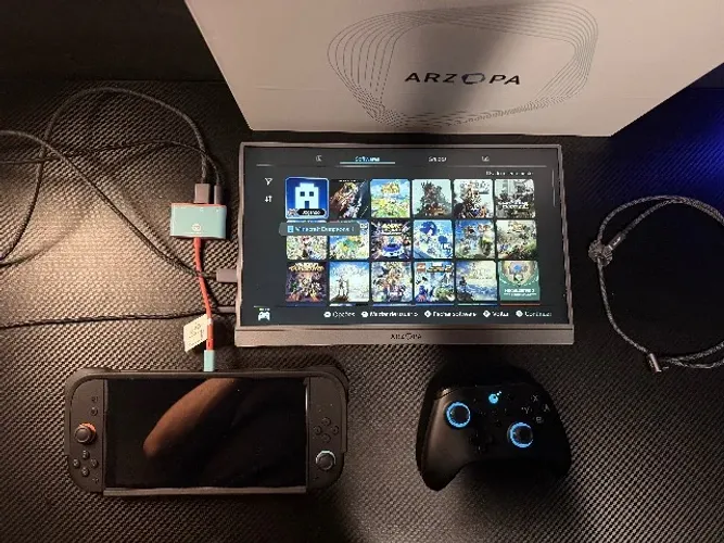 Monitor Portátil ARZOPA 16,1" 2.5K 180Hz Z3FC com Bolsa