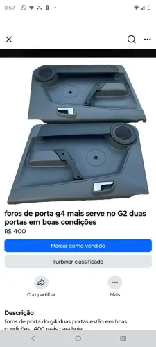 foros de porta gol G4 duas portas