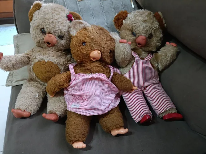 Lote de bonecos urso peposo