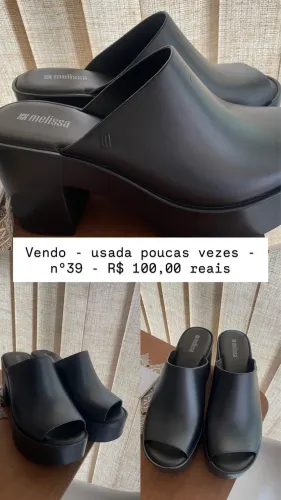 MELISSA MULE HYPE METALLIC