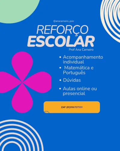 Aulas particulares fundamental 1 e 2