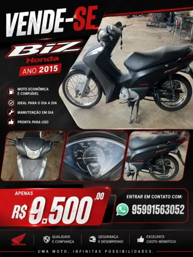 Vende-se Moto Honda Biz