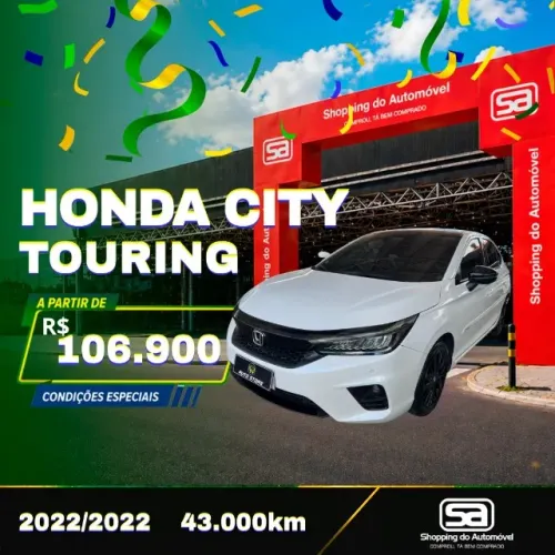 Honda City Hatchback Touring 1.5 Flex 16V Aut. 2022