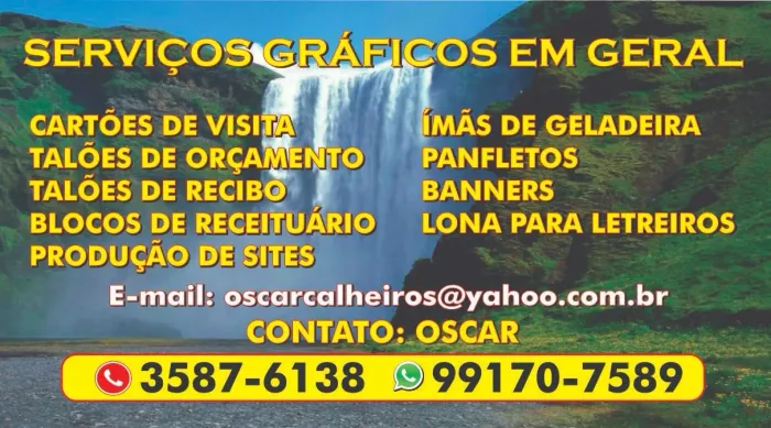 500 Cartões de Visitas Verniz Total Frente