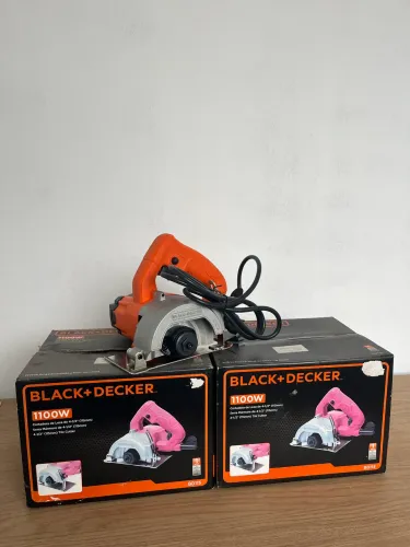 SERRA MÁRMORE BLACK+DECKER 1100W/127V + DISCO DE CORTE IRWIN