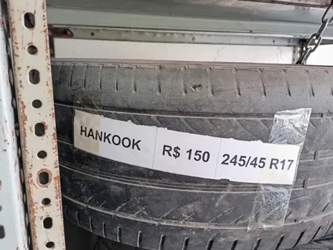 4 PNEUS HANKOOK 245/45 R17 ? PREÇO PRA VENDER RÁPIDO!