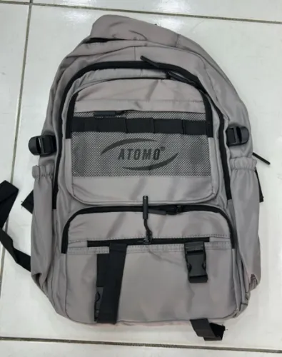 Mochila Escolar Notebook Impermeável Espaçosa Grande Unissex Átomo