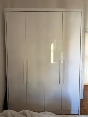 Guarda Roupa Casal 4 Portas e 3 Gavetas Novo Horizonte