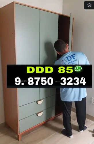 Montador de móveis para montagem e desmontagem de guarda-roupas, armários, closet e cômoda