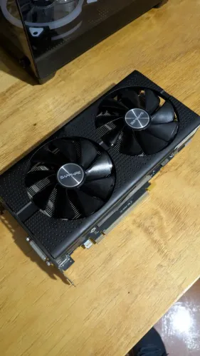 placa de vídeo rx580 original 2304sp defeito