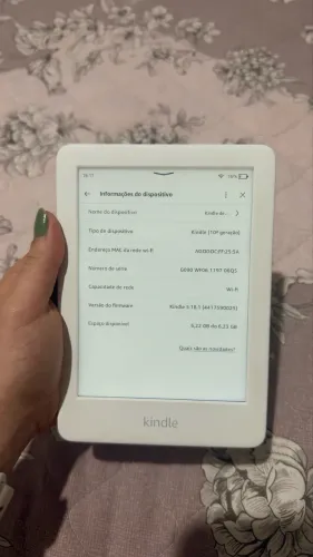 Kindle 10ª geração branco