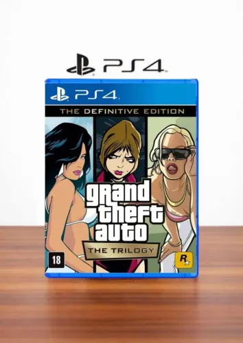 Jogo GTA Trilogy PS4 Grand Theft Auto Definitive Edition Playstation 4