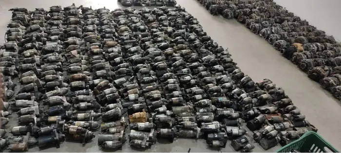 Lotes de alternadores e motores de arranque 