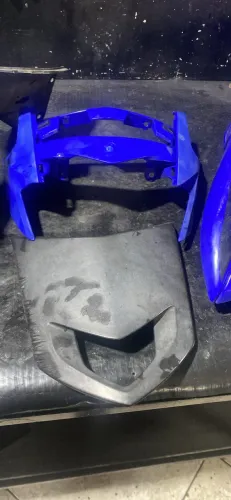 Carenagens yamaha lander 250 azul 2019 até 2024