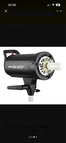 FLASH PARA ESTÚDIO GODOX SK-400 II 220V