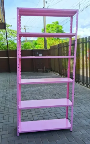 Prateleira de Aço Rosa