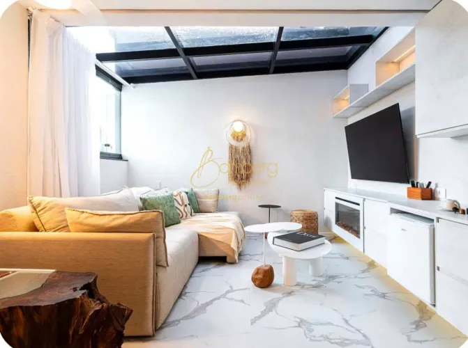 Vila Olímpia | Apartamento mobiliado com design contemporâneo, tecnologia e excelente pote