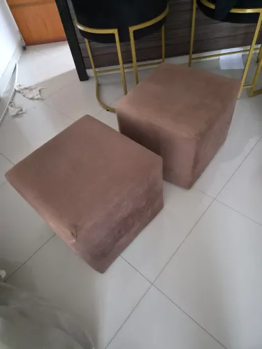 Puff marrom 80x80