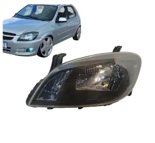 Farol Esquerdo Chevrolet Celta 2007 A 2014 Original (Usado)