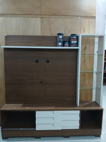 Home completo com painel + iluminação embutida+ gavetas