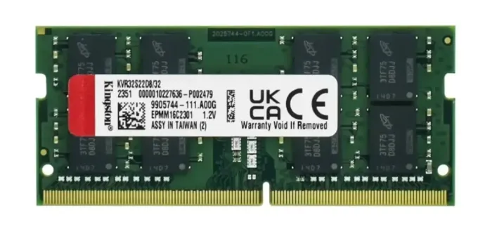 Memória RAM 32GB Notebook ddr5 1x32gb 5600mhz Kingston