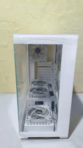 Gabinete Gamer Aigo Darkflash DS900 Branco + 7 Fans
