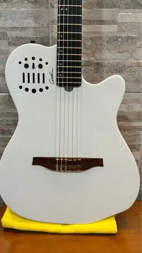 Violão ACS Silm Branco