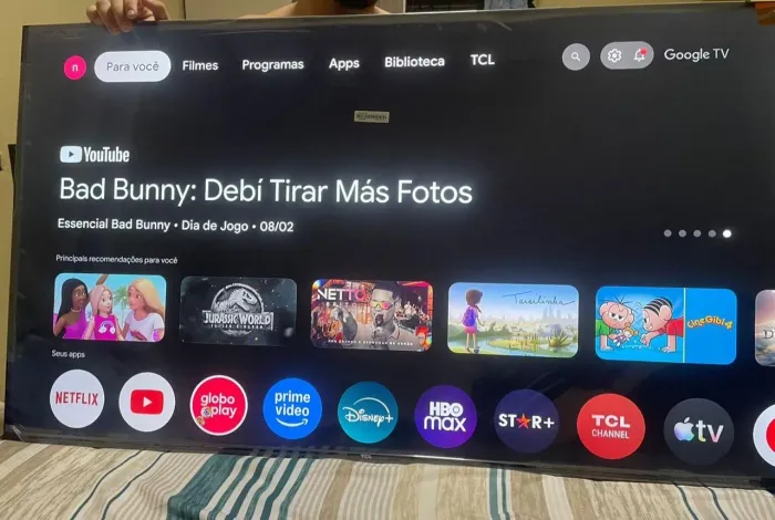 TV SMART TCL 50 POLEGADAS IMAGEM 4K COMANDO DE VOZ *nova*