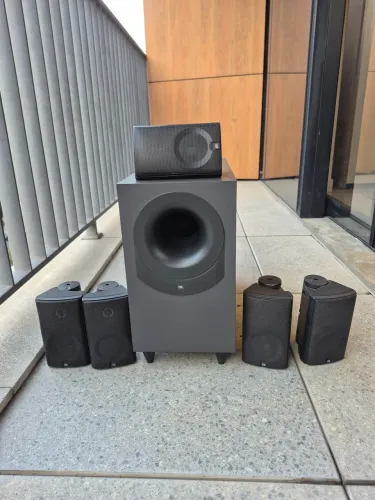 JBL HOME THEATER 5 ALTO FALANTES E UM SUBWOOFER MADE IN USA