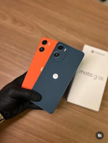 Celular Motorola GO6 4G 256GB 04GB RAM Laranja Azul Novo Entregamos Grátis 