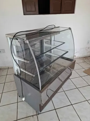 Balcão expositor inox IGLU 1,20m