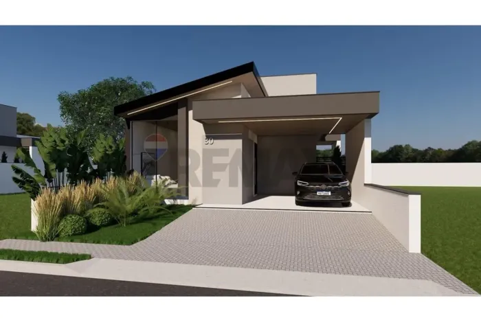 Casa à venda na planta com 3 suítes e piscina no Condomínio Residencial Jardim dos Lírios 