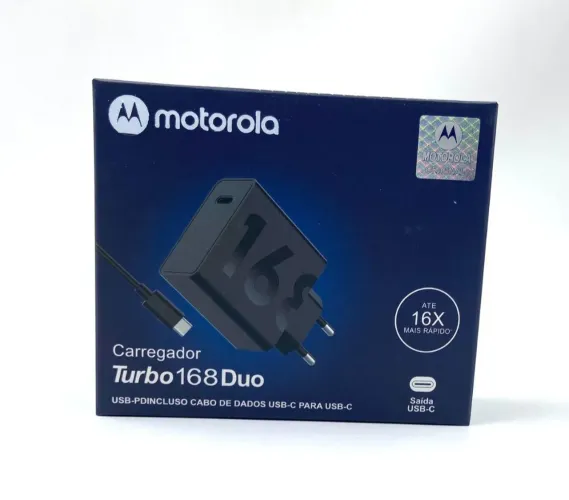 Carregador Motorola Turbo Power 168Duo