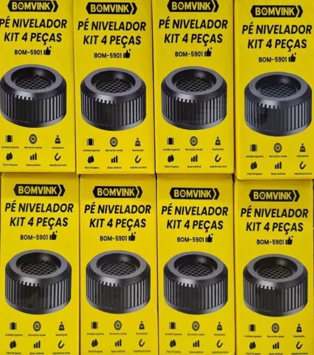 BASE AJUSTAVEL (ANTIDERRAP) P/GELADEIRA REF BOM-5901<br>