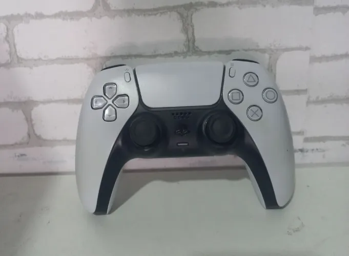 Controle PS5 Original Branco DualSense / Seminovo / Garantia<br>
