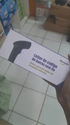 Leitor de código de barras sem fio
