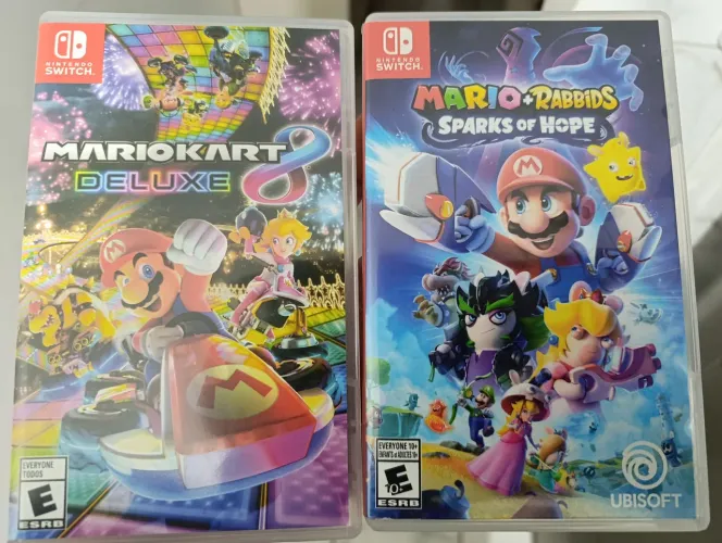 Mário kart 8 deluxe + Sparks of Hope 