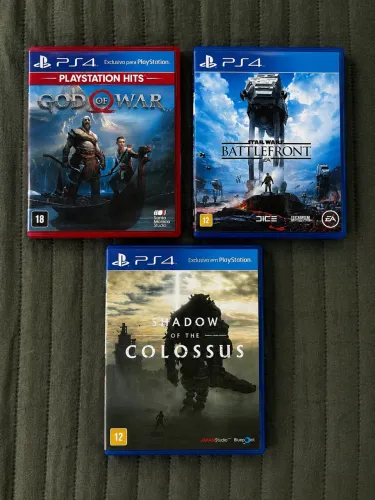Kit 3 Jogos Originais PS4