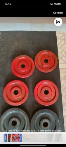 Anilhas a venda 1kg 2kg 3kg 4kg 6kg 
