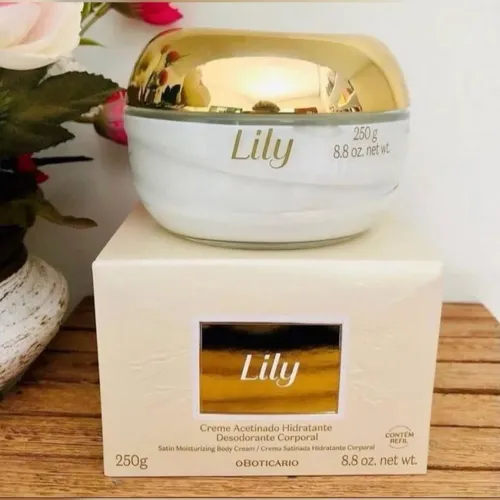 Lily Creme Acetinado Hidratante Corporal 250g O Boticario