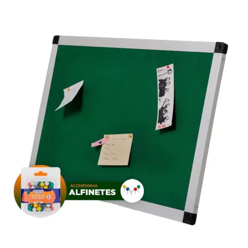 Quadro para avisos em feltro