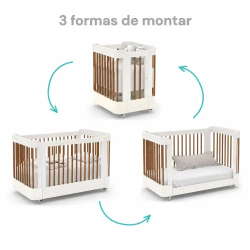 Berço nido 3 em 1