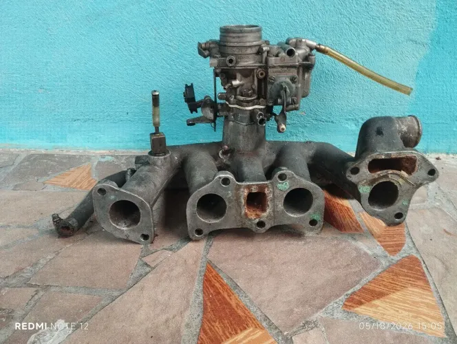 Coletor de admissão com carburador do chevette 1.6
